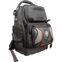Tradesman Pro Tool Master Tool Bag Backpack, 11" L x 13-1/2" W, Black/Grey/Orange, Polyester Superchem Industries
