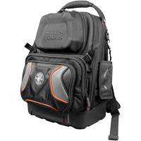 Tradesman Pro Tool Master Tool Bag Backpack, 11" L x 13-1/2" W, Black/Grey/Orange, Polyester Superchem Industries