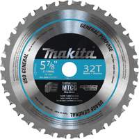General-Purpose Carbide-Tipped Saw Blade, 5-7/8", 32 Teeth, Metal Use Superchem Industries
