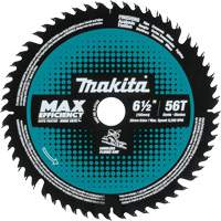 Carbide-Tipped Max Efficiency Cordless Plunge Saw Blade, 6-1/2", 56 Teeth, Laminate/Wood/MDF Use Superchem Industries