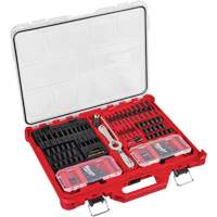 Jeu de tarauds et fraises m&eacute;triques & SAE PACKOUT avec poign&eacute;e HEX-LOCK 2-en-1, 107 Morcea Superchem Industries