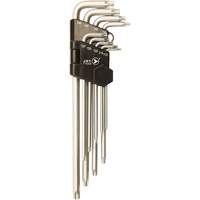 Extra-Long Magnetic Tamperproof Key Set JMTK-9L, 9 Pcs., Torx&reg; Superchem Industries