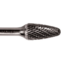 Double Cut Ballnose Tree Burr, SF-1, 1/4" Dia., 5/8" Depth of Cut Superchem Industries