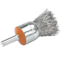 Brosses mont&eacute;es &agrave; fils cr&ecirc;p&eacute;s, 1/2", Fils 0,01", Tige 1/4" Superchem Industries