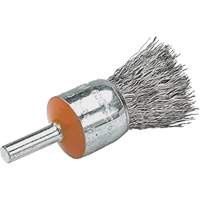 Brosses mont&eacute;es &agrave; fils cr&ecirc;p&eacute;s, 1/2", Fils 0,02", Tige 1/4" Superchem Industries