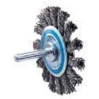Knot Twisted Mounted Wire Wheel, 2-3/4" Dia., 0.02" Fill Superchem Industries