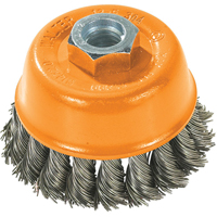 Brosse-boisseau, 3" dia. x 5/8"-11 arbre Superchem Industries
