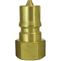 Bouchon pour raccord hydraulique rapide, 3/8" dia., Laiton Superchem Industries