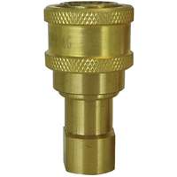 Hydraulic Quick Coupler - Brass Manual Coupler, Brass/Stainless Steel Superchem Industries