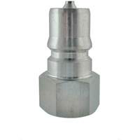 Hydraulic Quick Coupler - Plug, Stainless Steel, 1/4" Dia. Superchem Industries