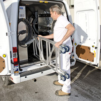 &eacute;chafaudages mobiles - &eacute;chafaudage Mini, Cadre Aluminium, 42" p x 48-1/2" h Superchem Industries