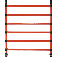Composants pour &eacute;chafaudages la tour en fibre de verre, Montant d'extr&eacute;mit&eacute;, 47" la x 60" h Superchem Industries