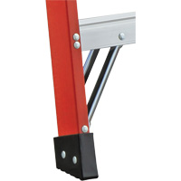 6600 AA Series Industrial Extra Heavy-Duty 2-Way Stepladders, Fibreglass, 375 lbs. Capacity, 4' Superchem Industries