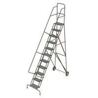 &eacute;chelles roulantes, 11 marches, Stri&eacute;, Hauteur 116" Superchem Industries