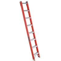 FH1000 Series Industrial Heavy-Duty Shelf Ladders, 8', Fibreglass, 300 lbs., CSA Grade 1A Superchem Industries