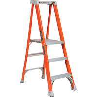 Industrial Heavy-Duty Pro Platform Stepladders (FXP1700 Series), 3', 300 lbs. Cap. Superchem Industries