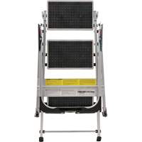 Tilt & Roll Step Stool Ladder, 3 Steps, 34" x 22" x 50.75" High Superchem Industries