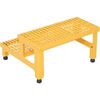 Adjustable Step-Mate Stand, 2 Step(s), 23-13/16" W x 22-7/8" L x 15-1/4" H, 500 lbs. Capacity Superchem Industries