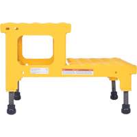 Adjustable Step-Mate Stand, 2 Step(s), 23-13/16" W x 22-7/8" L x 15-1/4" H, 500 lbs. Capacity Superchem Industries