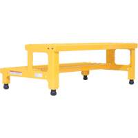 Adjustable Step-Mate Stand, 2 Step(s), 36-3/16" W x 22-7/8" L x 15-1/4" H, 500 lbs. Capacity Superchem Industries