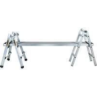 Telescoping Multi-Position Ladder, 2.916' - 9.75', Aluminum, 300 lbs., CSA Grade 1A VD689 | Superchem Industries