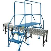 &eacute;chelles de liaison, 35-1/2" Port&eacute;e hors tout, 31-1/2" ha x 22" p, 22" Largeur de la marche Superchem Industries