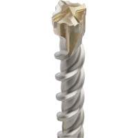 MX4 4-Cutter SDS-Plus Rotary Hammer Drill Bit, 1", SDS-Plus Shank, Carbide Superchem Industries