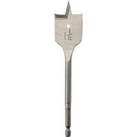 M&egrave;che plate, Diam&egrave;tre de 1-1/4", Tige 1/4" hex, Longeur de 6" Superchem Industries