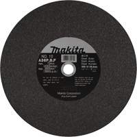 Meules pour la coupe des m&eacute;taux, 14" x 1/8", Arbre de 1", Oxyde d'aluminium, 3900 Tr/min Superchem Industries