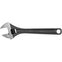 Adjustable Wrench, 10" L, Black Oxide Superchem Industries