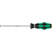 Tapered Slotted Screwdriver, 6.5 mm Tip, Round, 10-1/16" L, Plastic Handle Superchem Industries