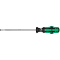 Slotted Screwdriver, 1/4" Tip, Round, 9-3/4" L, Plastic Handle Superchem Industries