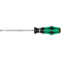 Slotted Screwdriver, 5.5 mm Tip, Round, 8-25/32" L, Plastic Handle Superchem Industries