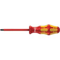 Insulated Square Plus Screwdriver, #2 Tip, Round, 8-1/16" L, Plastic Handle Superchem Industries