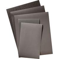 Feuille de papier abrasif, 9" x 11", Grain 320, Carbure de silicium Superchem Industries