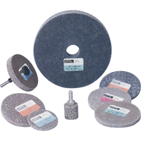 Standard Abrasives 500 Series Soft Density Unitized Wheels, 3" x 1/4", 1/4" Arbor, Medium Grit, Aluminum Oxide Superchem Industries