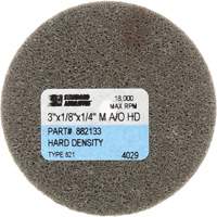 Standard Abrasives Unitized Wheel, 3" x 1/4", 1/4" Arbor, Fine Grit, Aluminum Oxide Superchem Industries