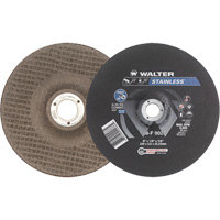 Stainless Steel Depressed Centre Grinding Wheels, 9" x 1/8", 7/8" Arbor, Type 27 Superchem Industries