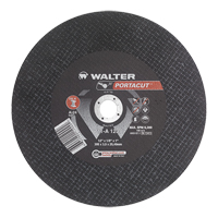 Portacut High Speed Cut-Off Wheel, 12" x 1/8", 1" Arbor, Type 1, Aluminum Oxide, 6300 RPM Superchem Industries