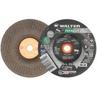 Meule FLEXCUT MILL SCALE, 5", 36 Grain, Oxyde d'aluminium, 5/8"-11, 12 200 Tr/min, Type 29 Superchem Industries