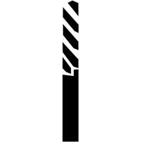 Through-Hole Carbide Tipped Drill, 1/4" Diameter Superchem Industries