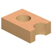 Through-Hole Carbide Tipped Drill, 2/5" Diameter Superchem Industries