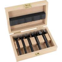 Bormax Forstner Bit Kits in a Wooden Box, 7 Pieces, Steel Superchem Industries