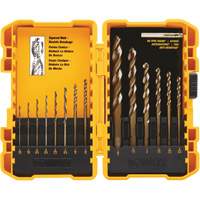 Pilot Point&reg; Drill Bit Set, 14 Pieces, High Speed Steel Superchem Industries