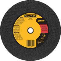 General Purpose Metal Cutting Chop Saw Wheel, 14" x 7/64", 1" Arbor, Type 1, Aluminum Oxide, 4300 RPM Superchem Industries