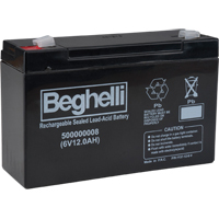 Sealed Lead Acid Batteries, 6 V, 12 Ah Superchem Industries