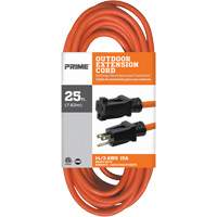 Vinyl Extension Cord, Outdoor, SJTW, 14/3 AWG, 15 A, 25' Superchem Industries