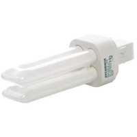 Compact Flourescent Lamp, D (T4), 13 W, 2700 K, GX23-2 Base, 10000 hrs. Superchem Industries