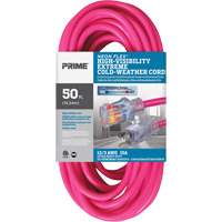 Neon Flex&reg; High Visibility Extension Cord, Outdoor, SJTW, 12/3 AWG, 15 A, 50' Superchem Industries