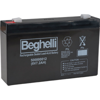 Sealed Lead Acid Batteries, 6 V, 7.2 Ah Superchem Industries
